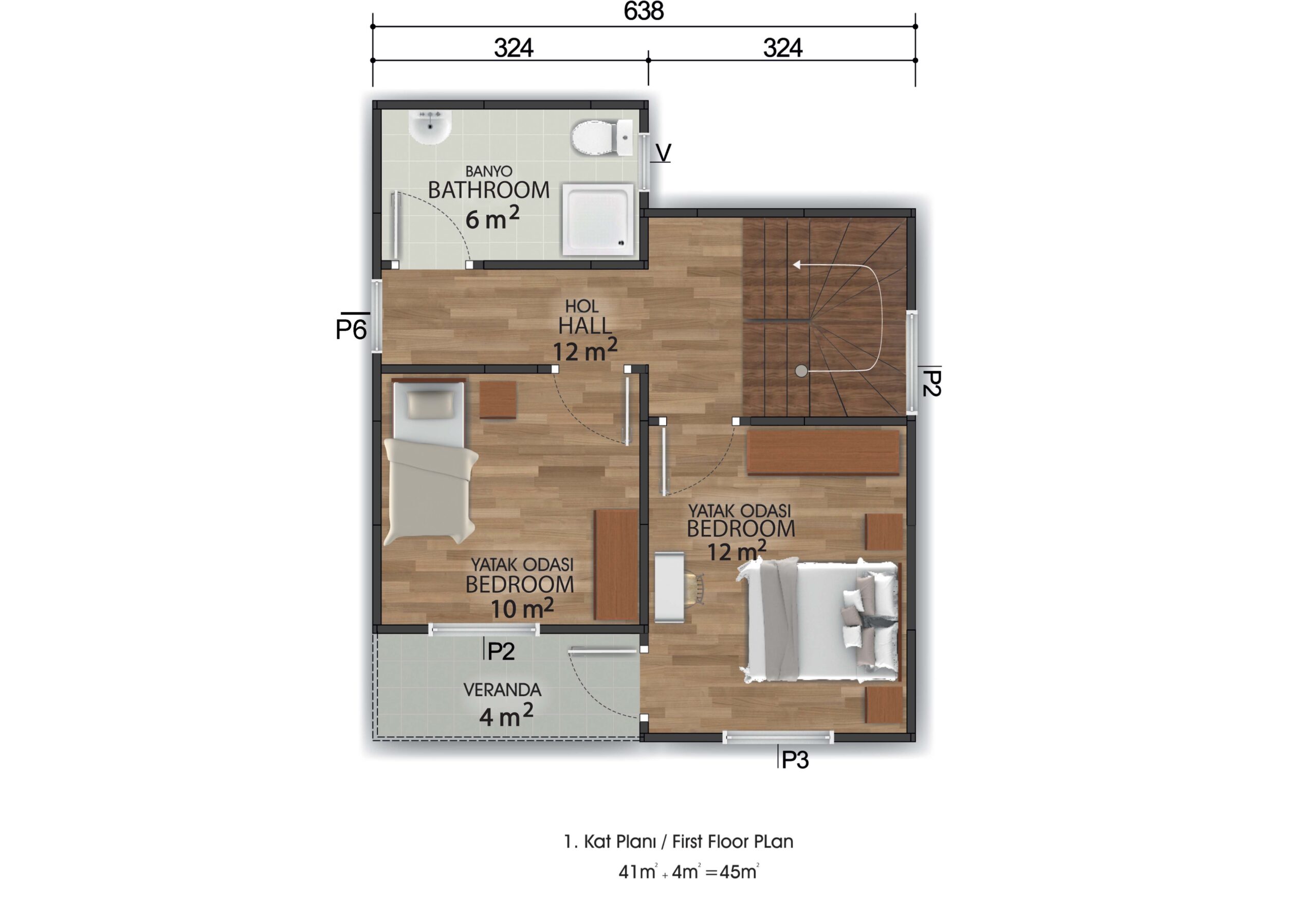 Dublex-Prefabrik-Ev-92m2-1.KAT-PLAN-scaled
